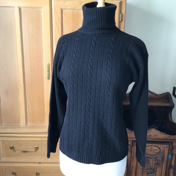 Oscar de la Renta Sweaters - VTG OSCAR DE LA RENTA WOOL ANGORA TURTLENE…